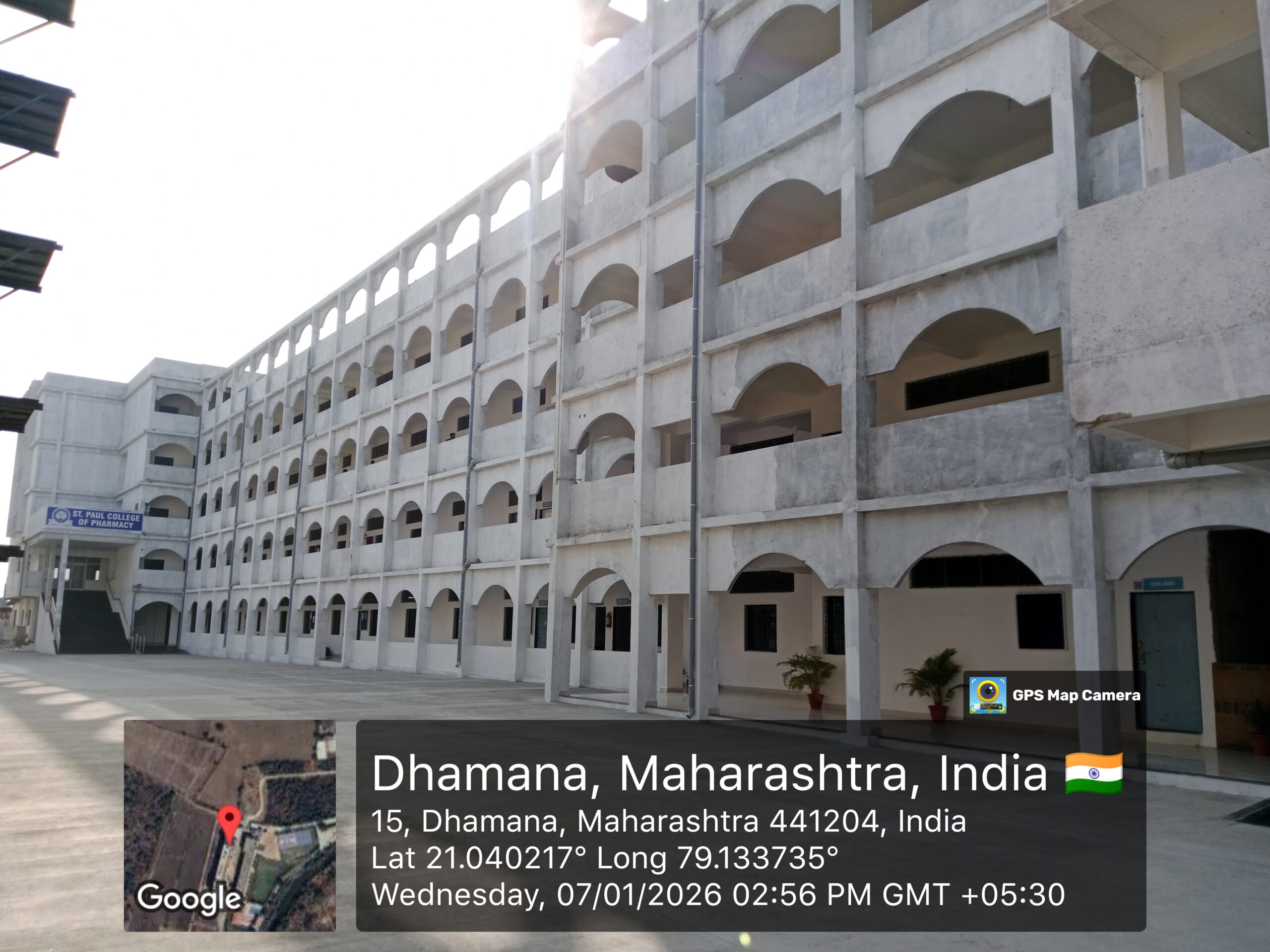 College Campus Front View